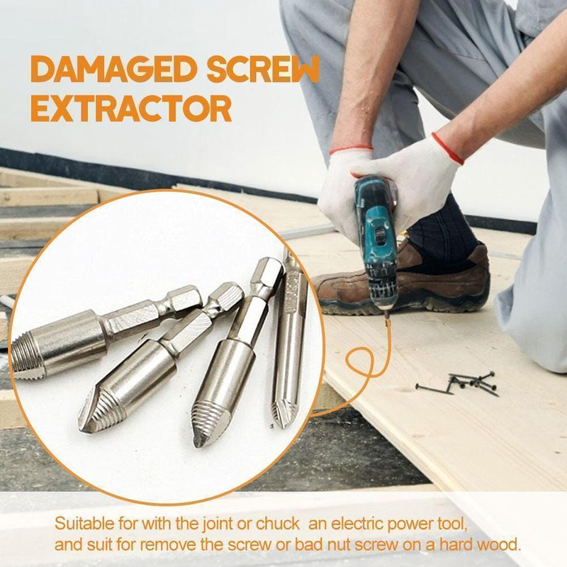 Damaged Screw Extractor,Set of 5
