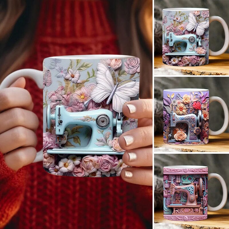 🤩3D printed sewing machine mug