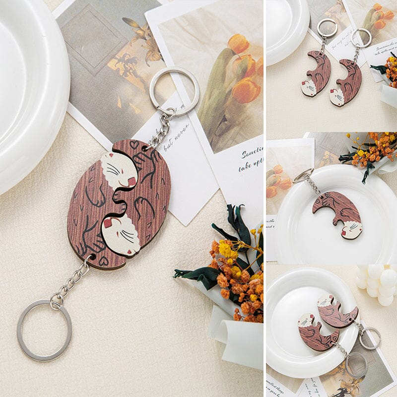 💕Lovers Otter Keychain|Gift for lover