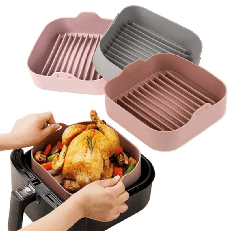 Reusable Air Fryer Silicone Pot Multifunctional Liner Bakeware
