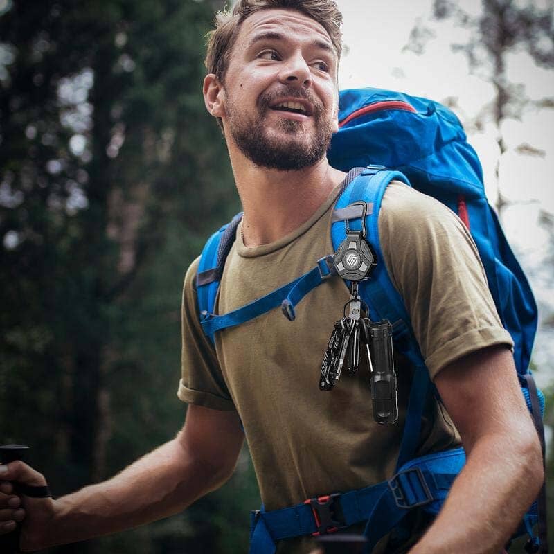 Heavy Retractable Keychain