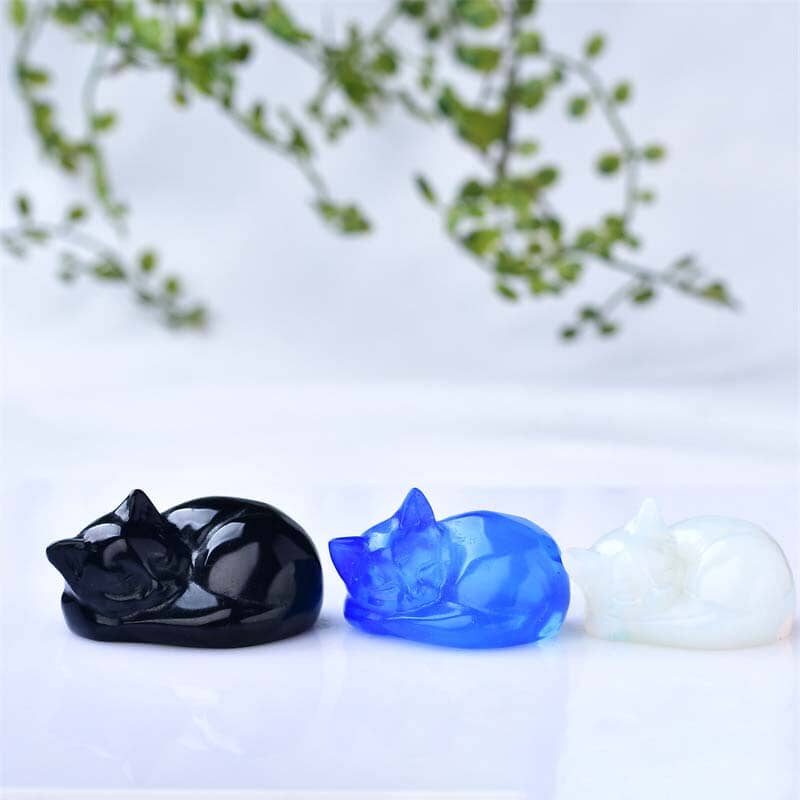 Cute Sleeping Cat Decoration