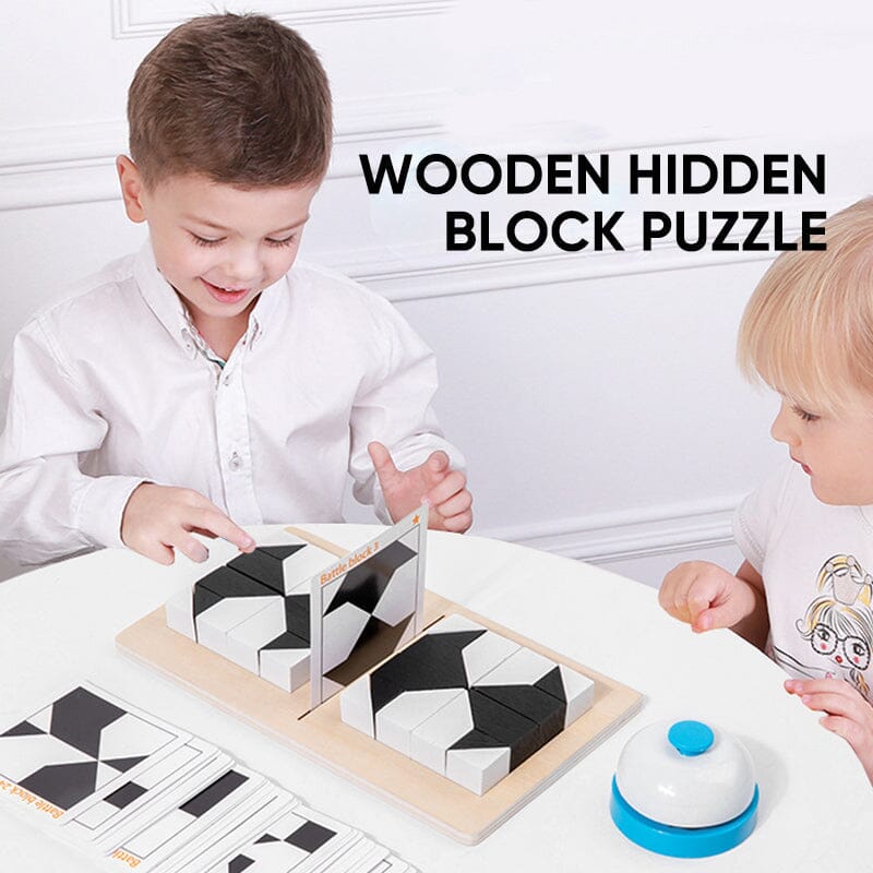 Wooden Hidden Block Puzzle
