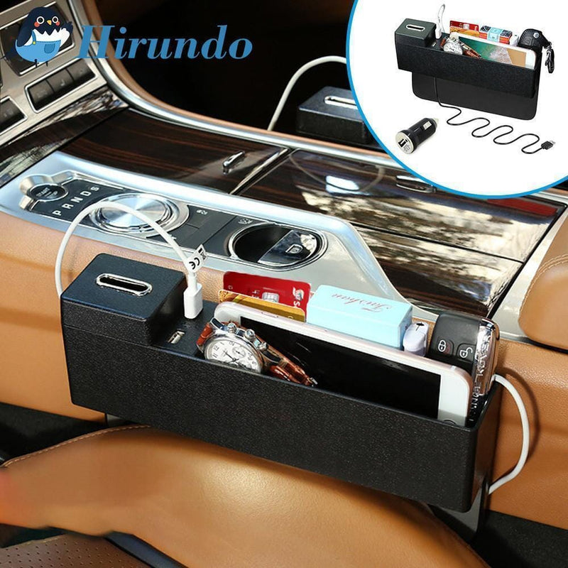 Hirundo Car Seat Crevice Storage Box