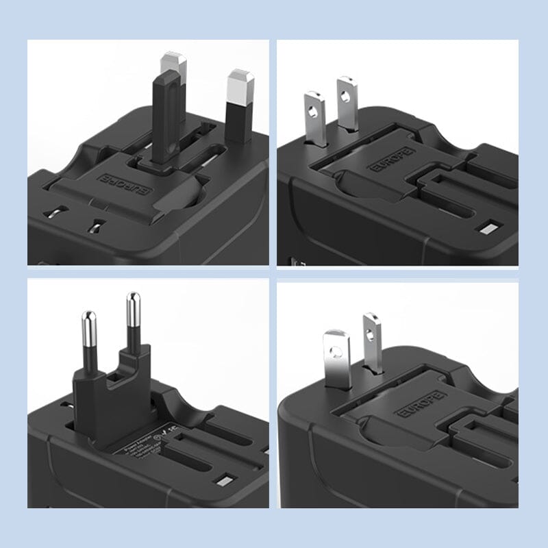Universal Travel Adapter with Dual USB Ports