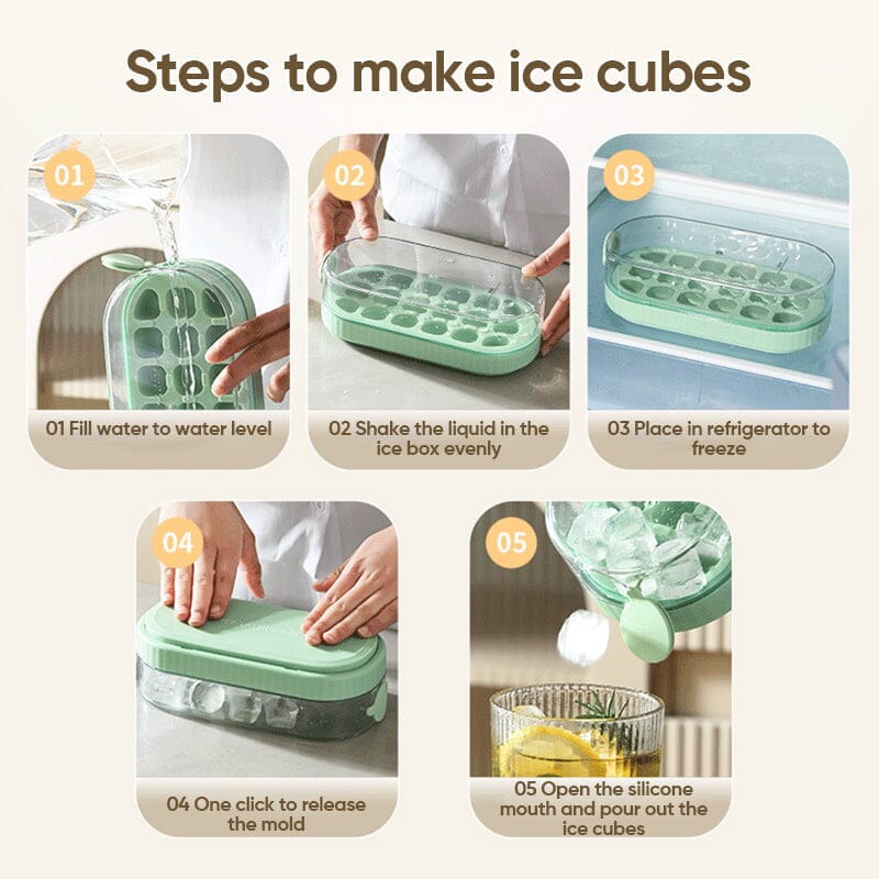 Press Ice Cube Box