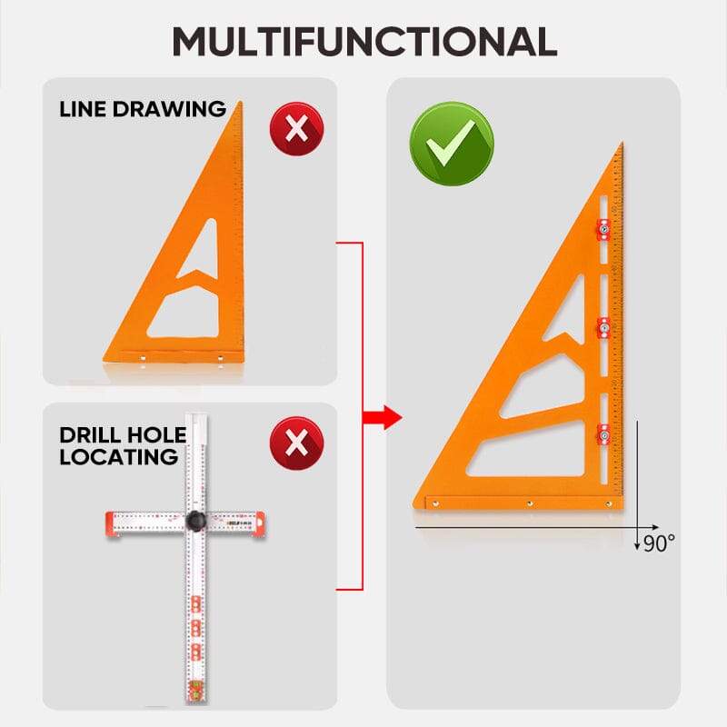Positioning Triangle Ruler