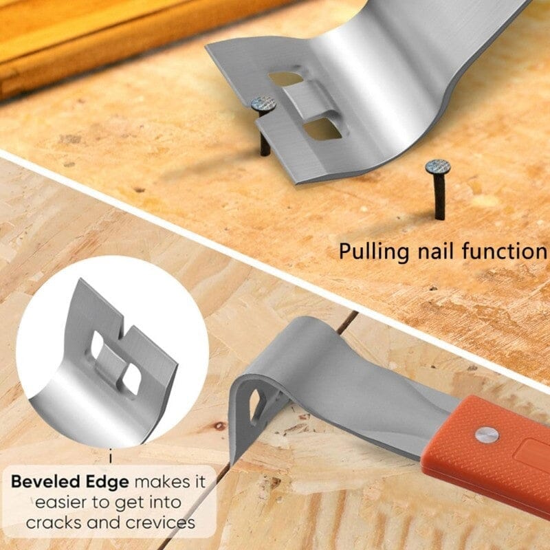 Stainless Steel Crowbars Scrapers