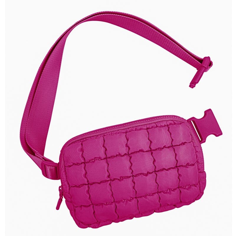 Checkered Down Crossbody Bag