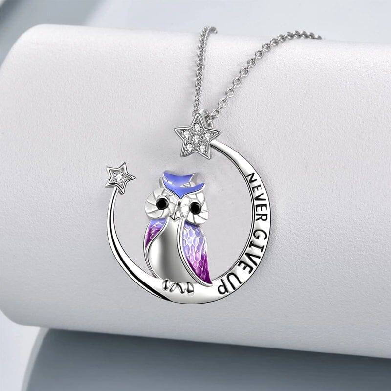 🦉Never Give Up Inspiration Necklace