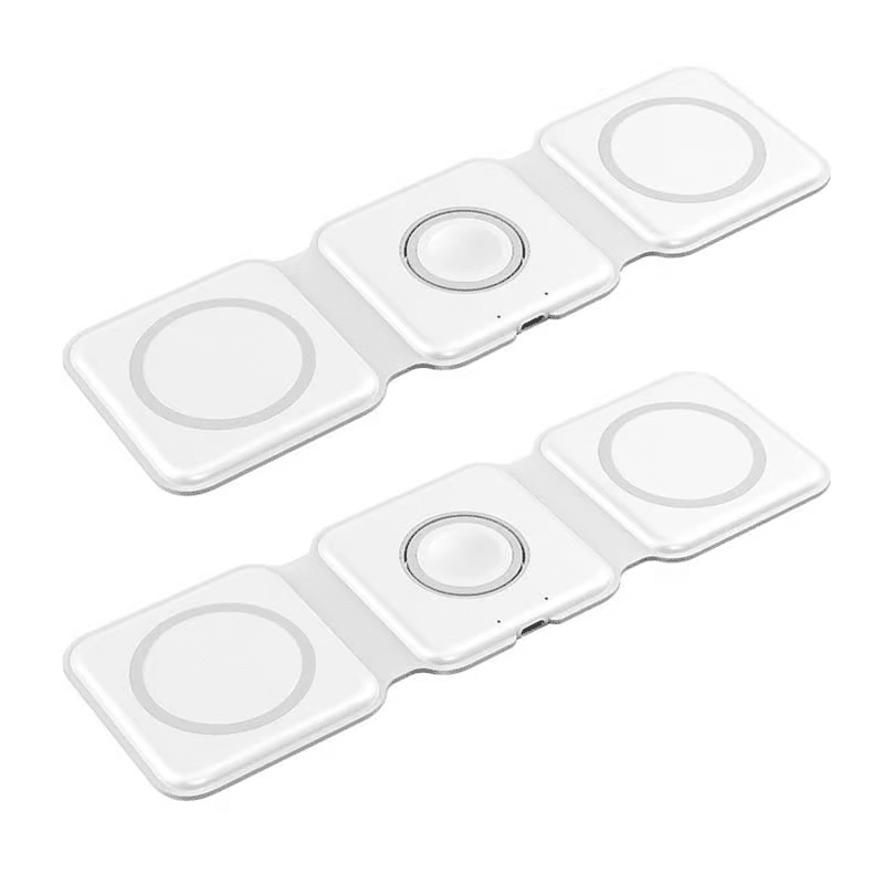 Foldable 3-in-1 Wireless Charger with Magnetic Attraction