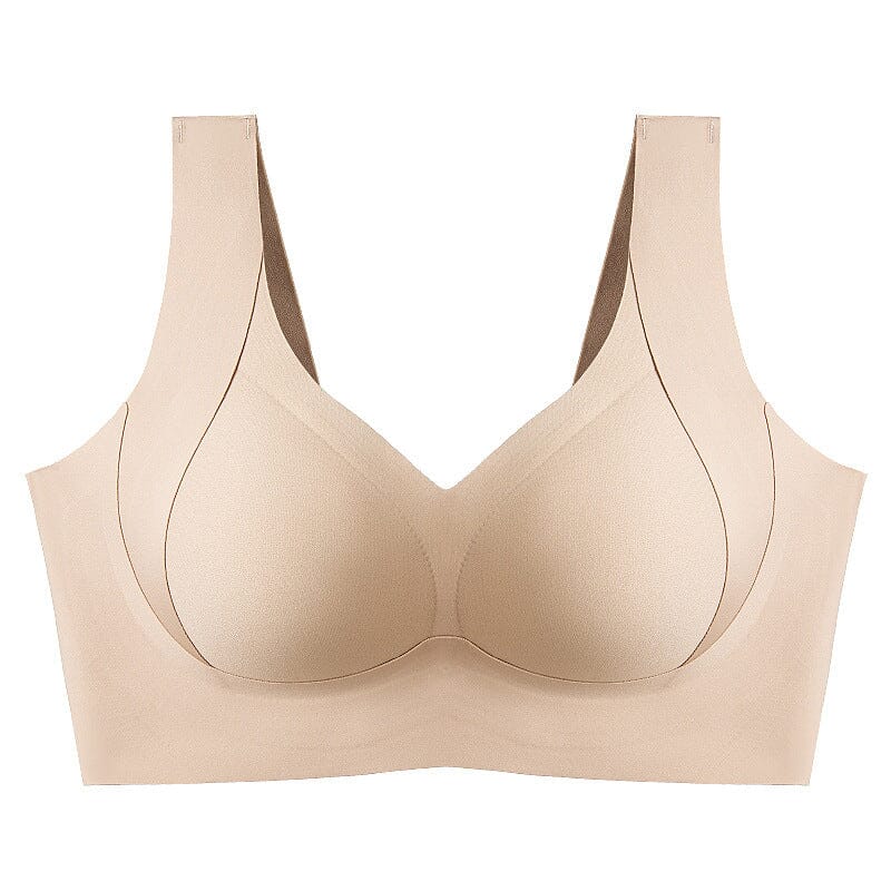 Side Coverage and Anti-Sagging Wire-Free Bra