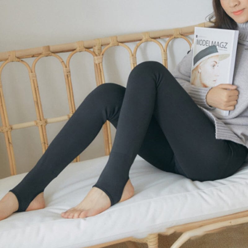 🔥Flawless Legs Fake Translucent Warm Plush Lined Elastic Tights