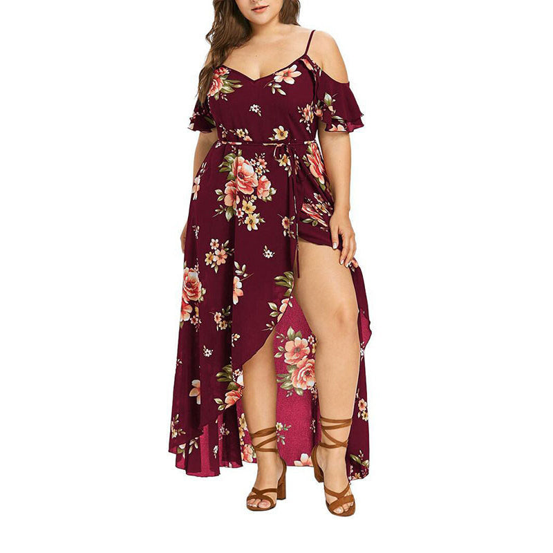 Printed Sexy Slip Dress