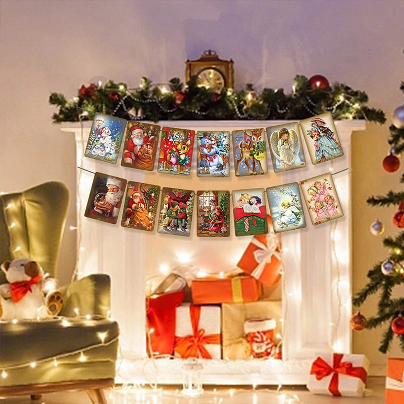 🎅🚩Vintage Style Christmas Banner🎅