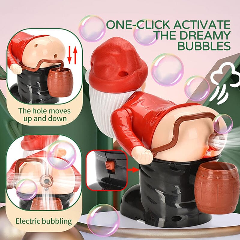 🎅Funny Santa Bubble Blowing Machine🥳