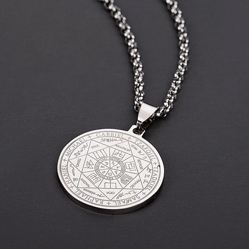 Stainless Steel Round Necklace