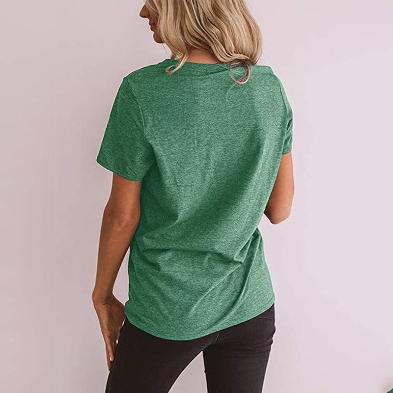 Kiss Print Leopard Lips T-shirt