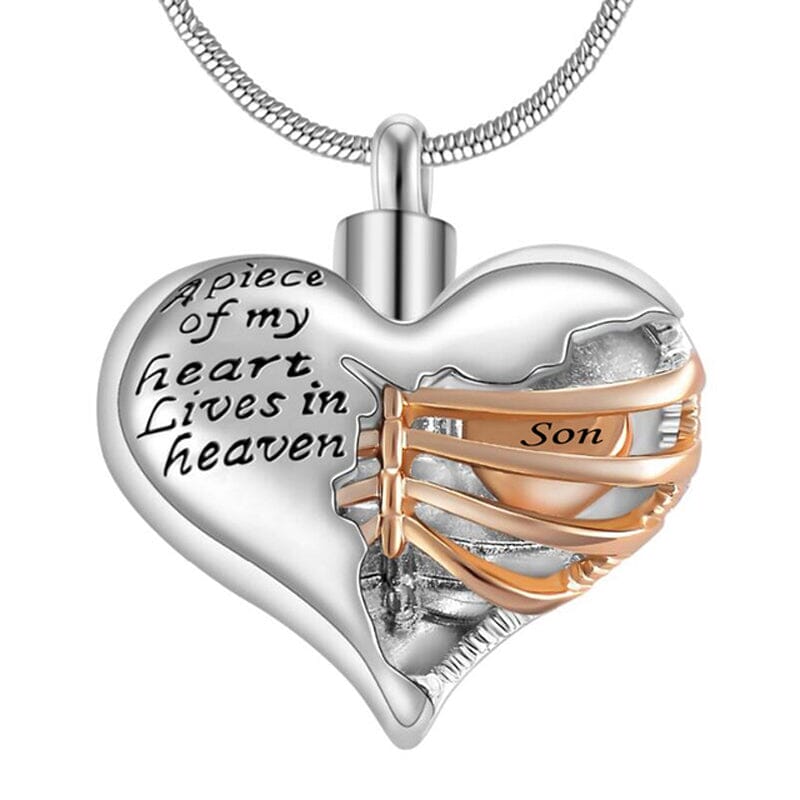 Heart Skeleton Necklace
