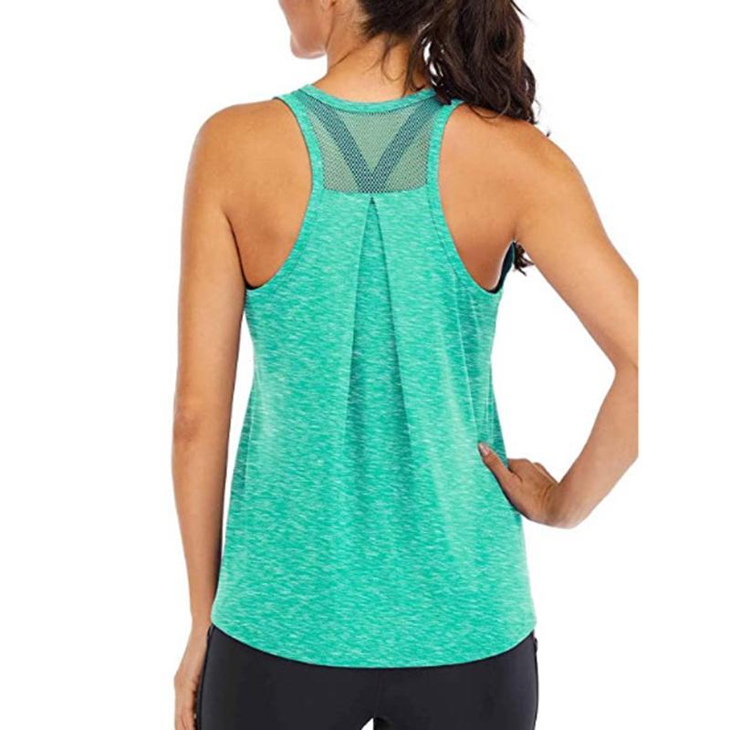 Women loose mesh tank top
