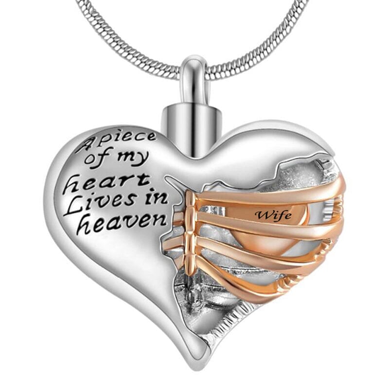 Heart Skeleton Necklace