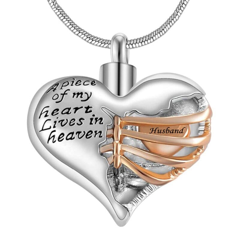 Heart Skeleton Necklace