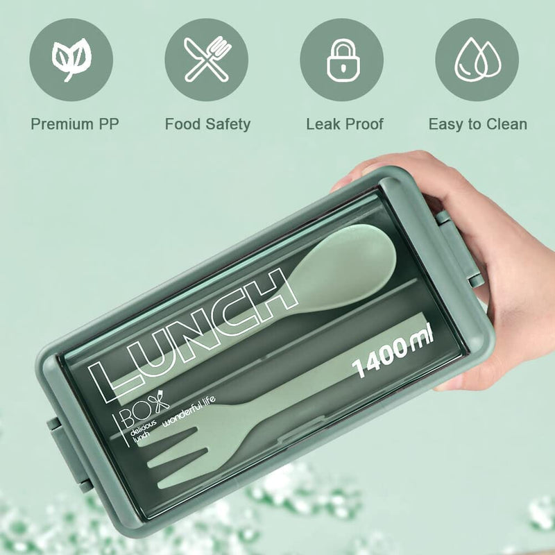 Portable Double Layer Lunch Box
