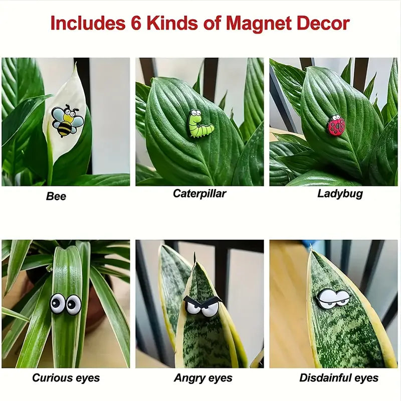 😂Cute Plant Magnetic Decor (6 Pcs/Set)