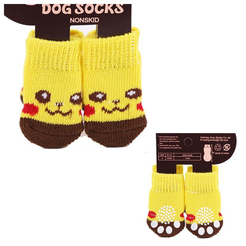 Non-slip Pet Socks with 4 straps