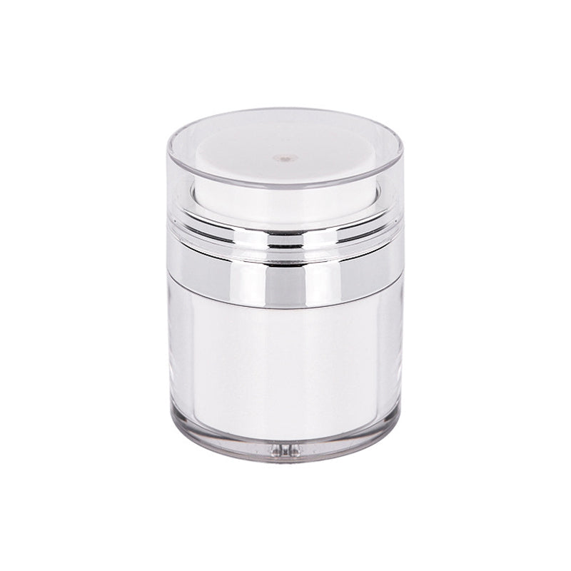 Cream Jar Vacuum Bottle Dispense Container & Mask Brush