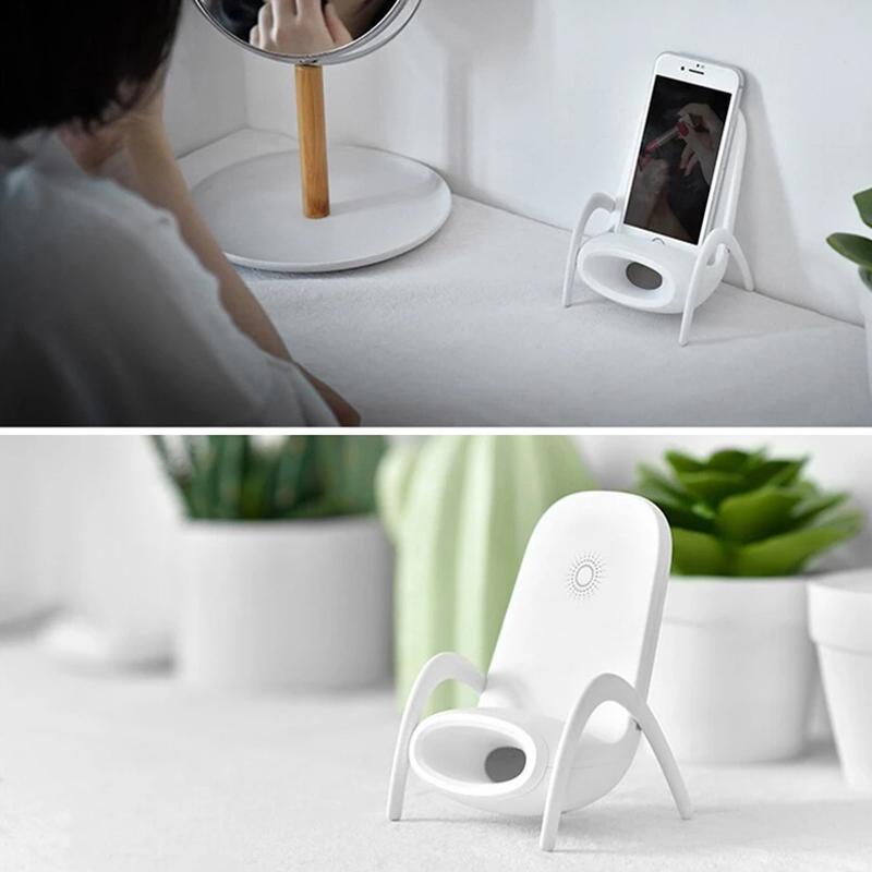 Portable Mini Chair Wireless Charger For All Phones