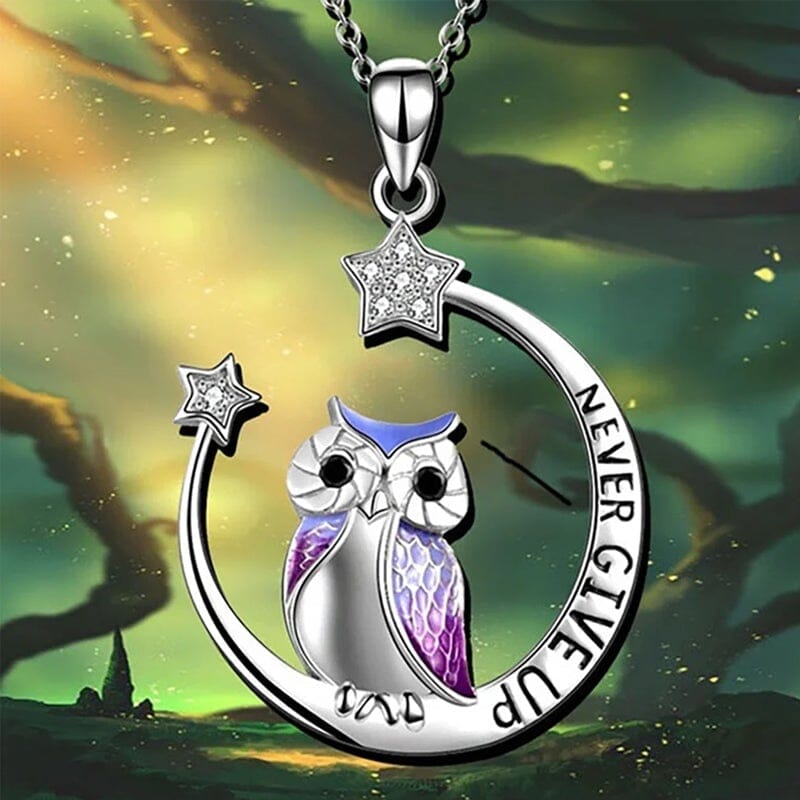🦉Never Give Up Inspiration Necklace