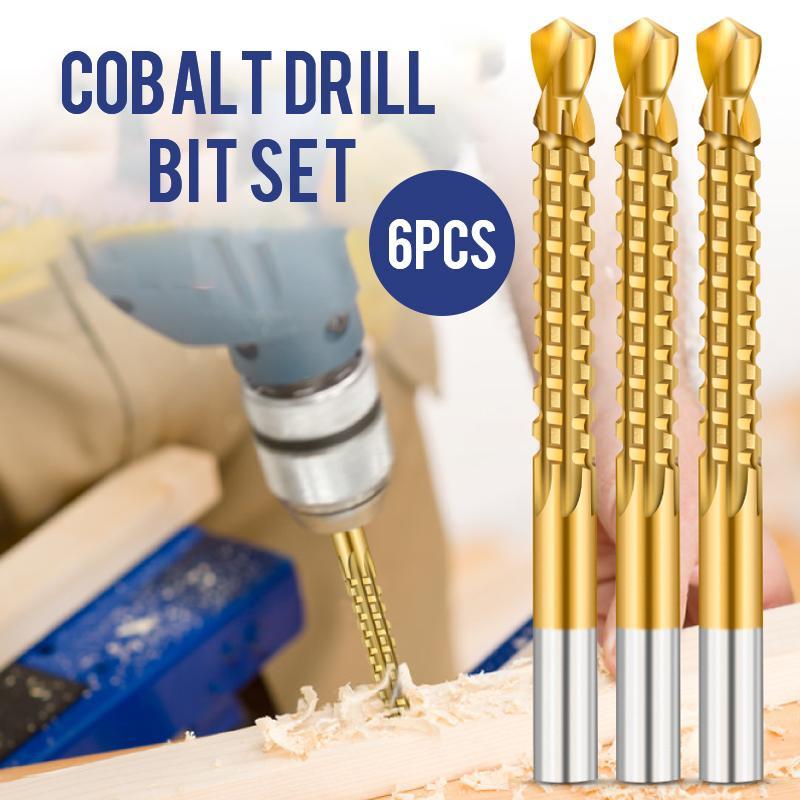 Cobalt Drill Bit Set (6 PCs)