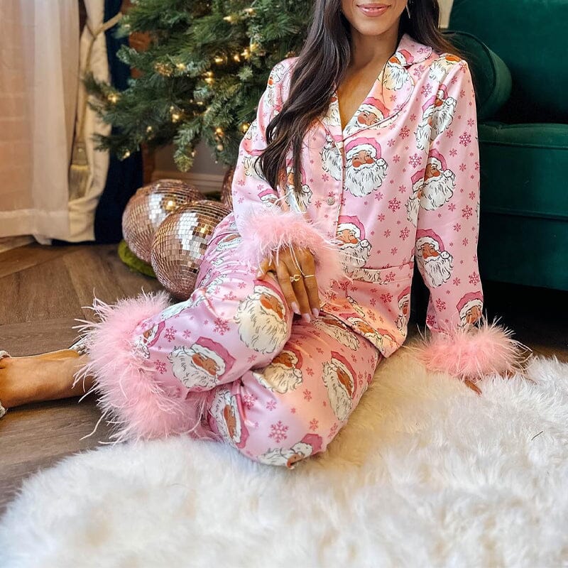 Santa Pajamas Set