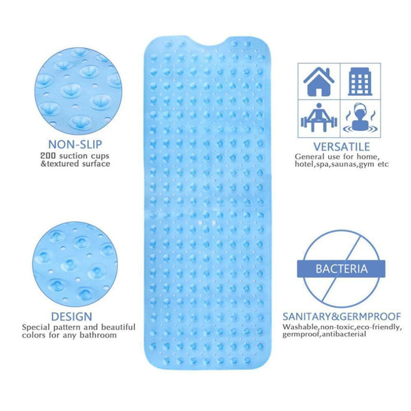 Large Long Non Slip Bathroom Bath Mat for Tub and Shower