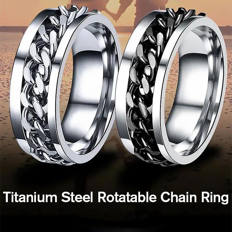 Titanium Steel Rotatable Chain Ring