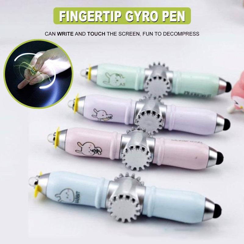 LED Rotating Touch Screen Fingertip Pen