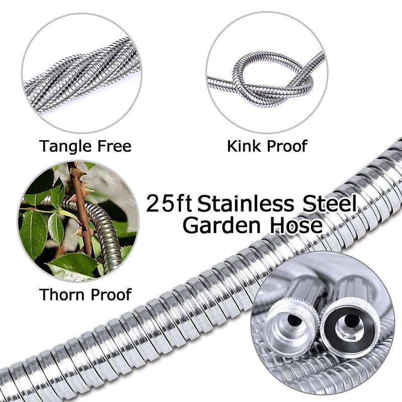 Bionic Steel 304 Stainless Steel Metal Garden Hose