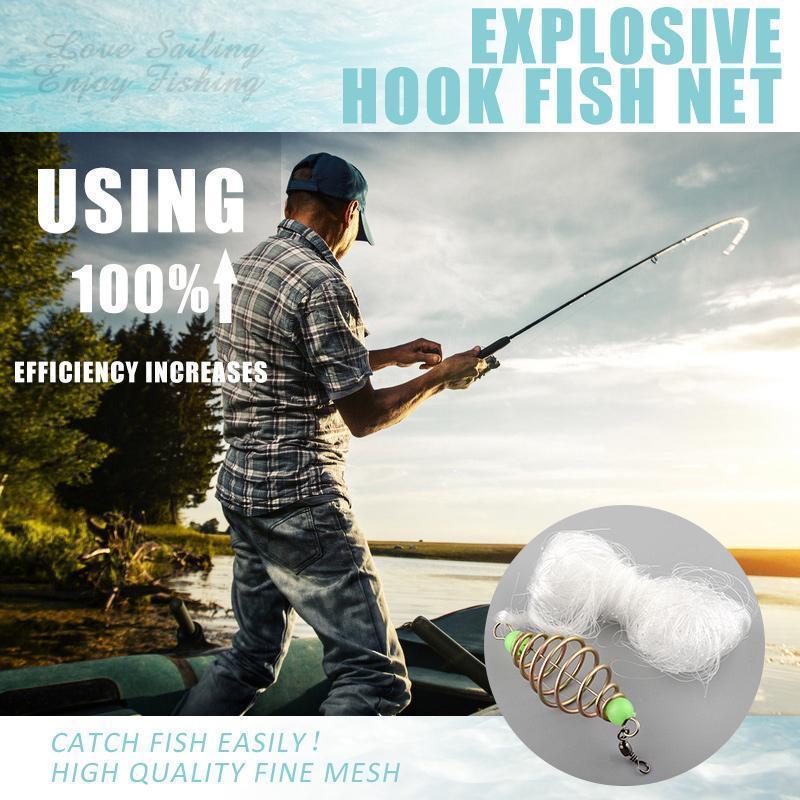 Explosive Hook Fish Net（Free shipping）