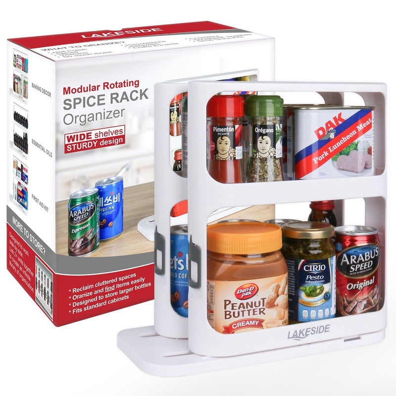 LAKESIDE™ Rotating Spice Rack Organizer