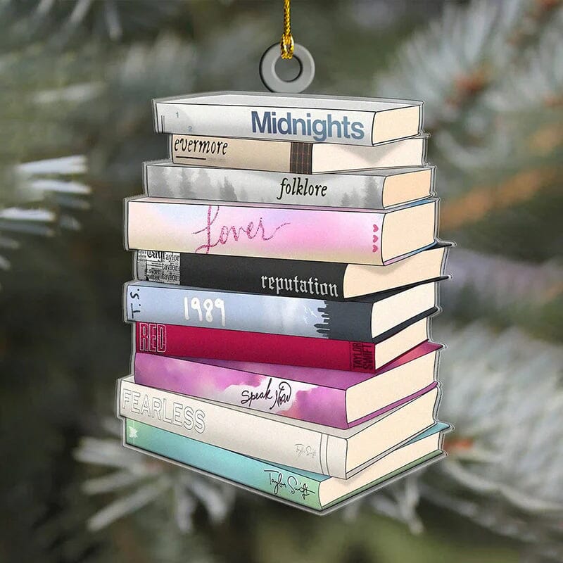 Taylor Albums as Books Ornament📕