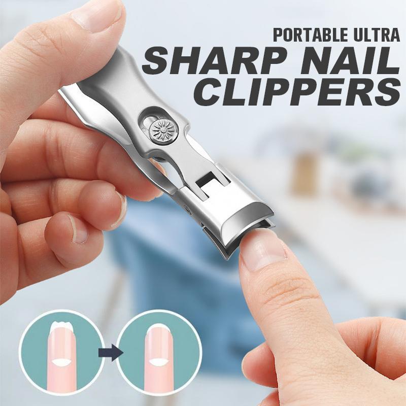 Portable Ultra Sharp Stainless Steel Nail Clippers
