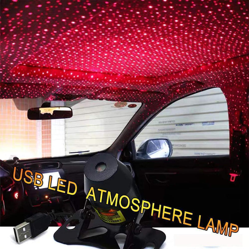 USB LED Car Atmosphere Lamp, Romantic Decoration