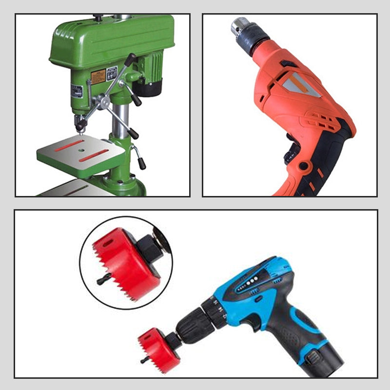DIY Engineers Hole Saw Set Drill Bit