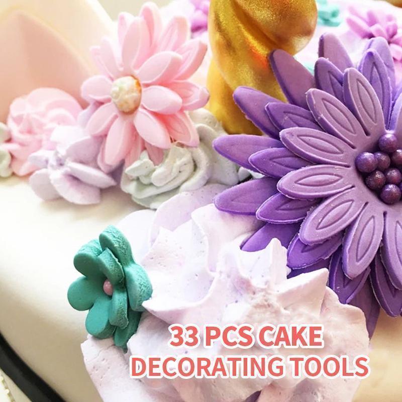 Cake flower decorating tools set