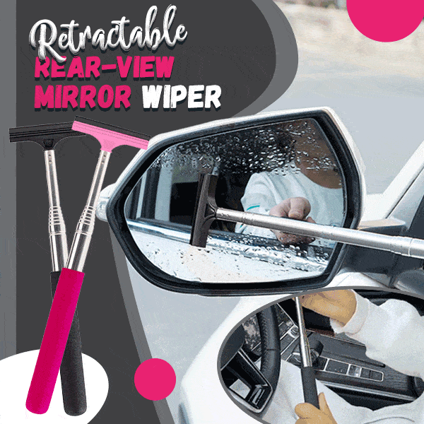 Retractable Rearview Mirror Wiper