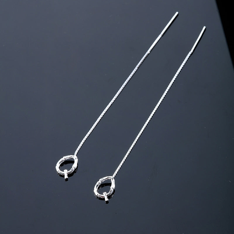 ✨Shiny Alphabet Earrings, 26 Letter Tassel Chain Drop Earrings for Girls, Personalized DIY