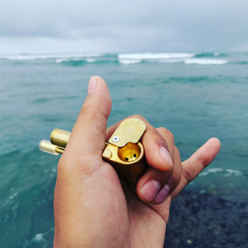 Brass Smoking Set