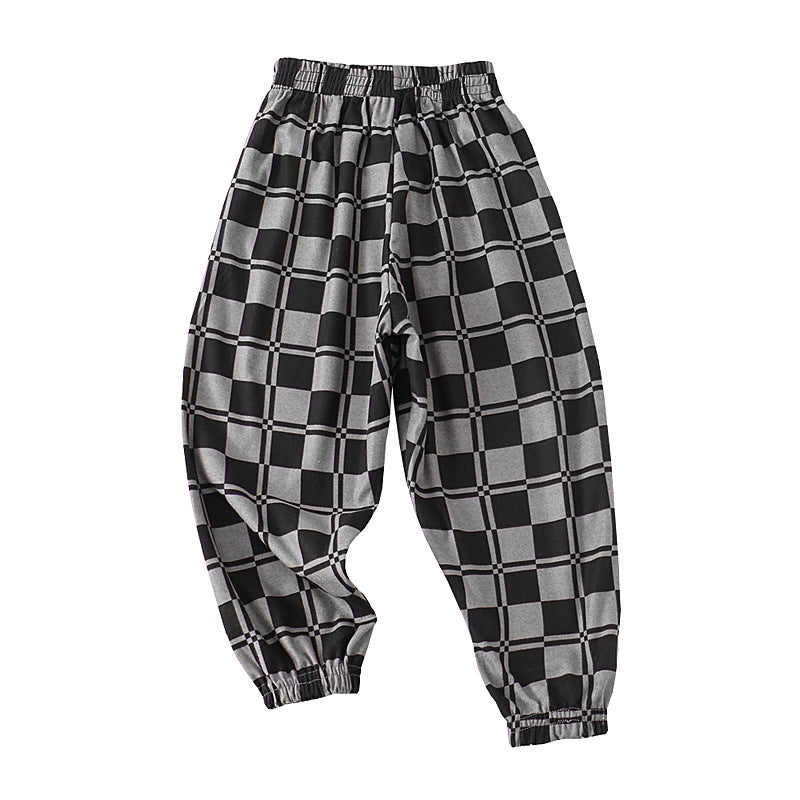 Children's Checkerboard Sweatpants