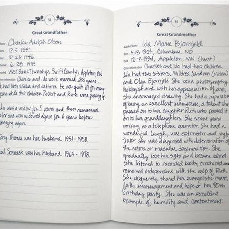 👨‍👩‍👧‍👧Family Tree Notebook - Memories Of Ancestors